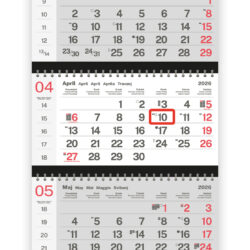 Štiridelni poslovni koledar 2026