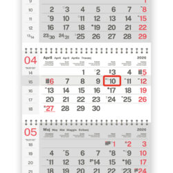 4-delni koledar 2026