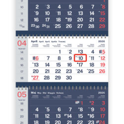 Štiridelni poslovni koledar 2026