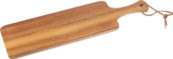 Rezalna deska iz akacijevega lesa z ročajem in PU vrvico