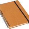 Beležka iz recikliranega usnja A5 z 80 stranmi (70 g/m²). 