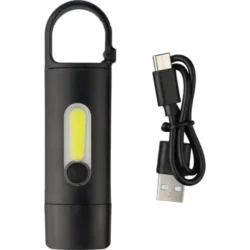 Reciklirana ABS mini svetilka s karabinom