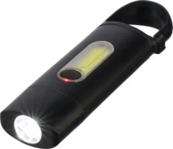 Reciklirana ABS mini svetilka s karabinom