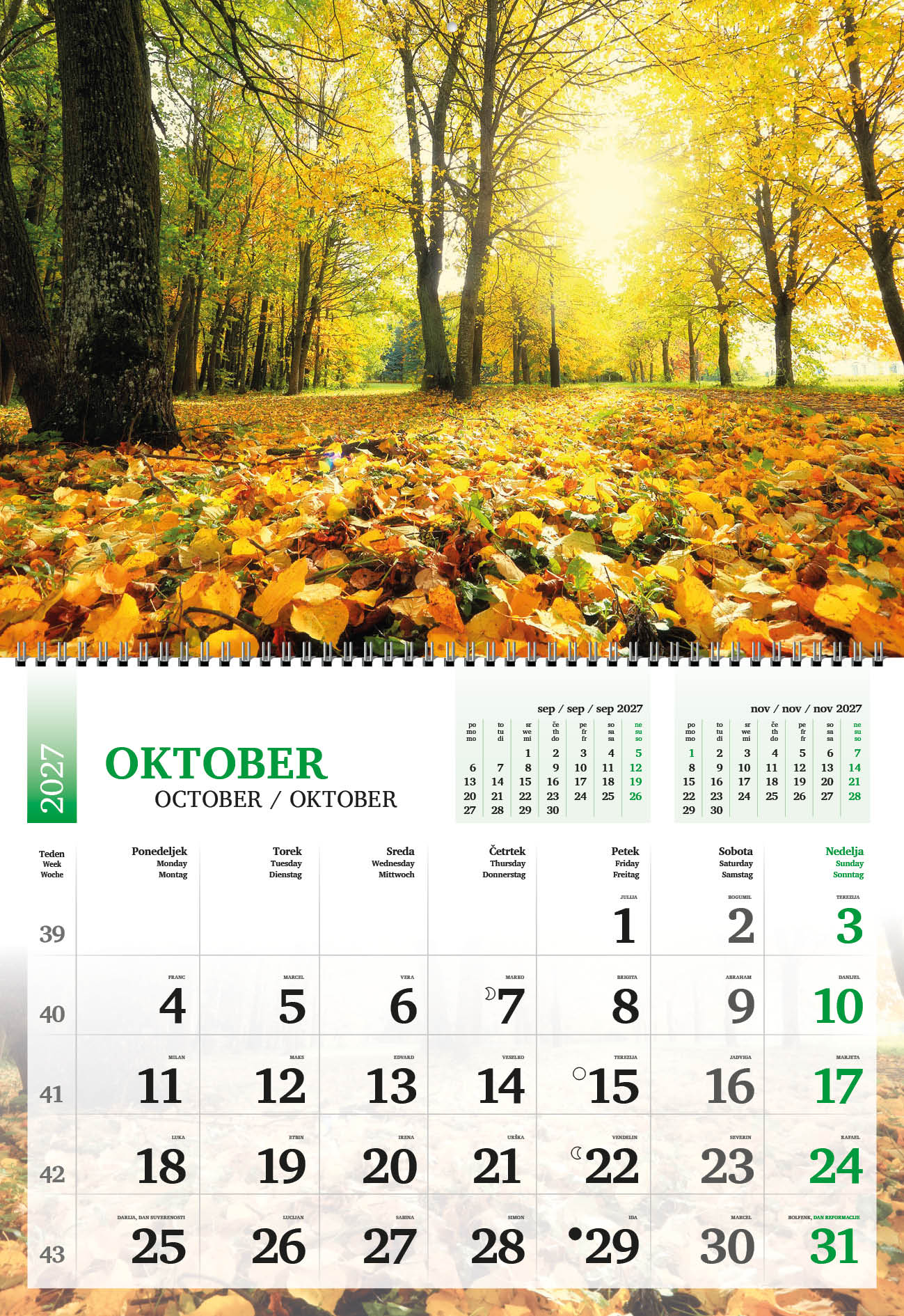 zeleni_zakladi_10 Koledar Zeleni zakladi (dvodelni)